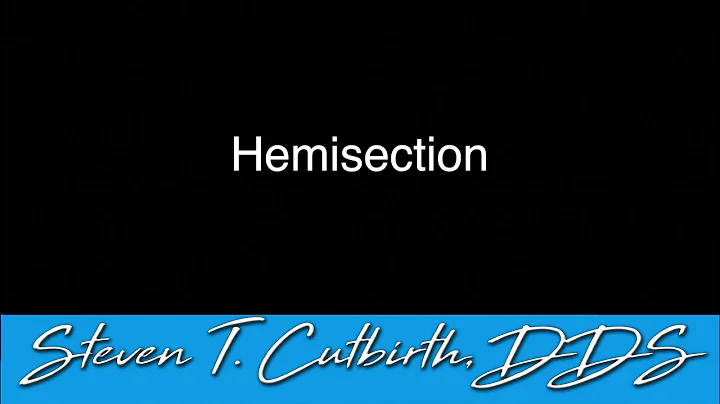 Hemisection of Molar Tooth - Dental Minute with St...