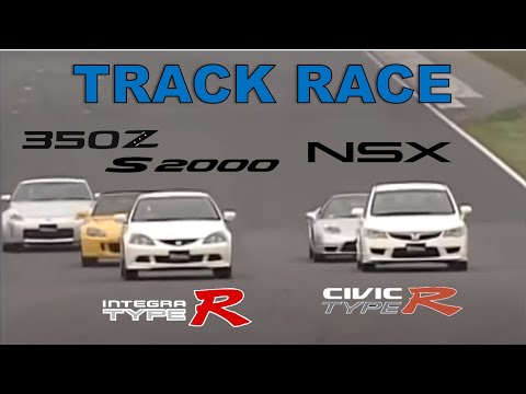 Track Race #30 | 350Z vs S2000 vs Integra vs NSX vs Civic