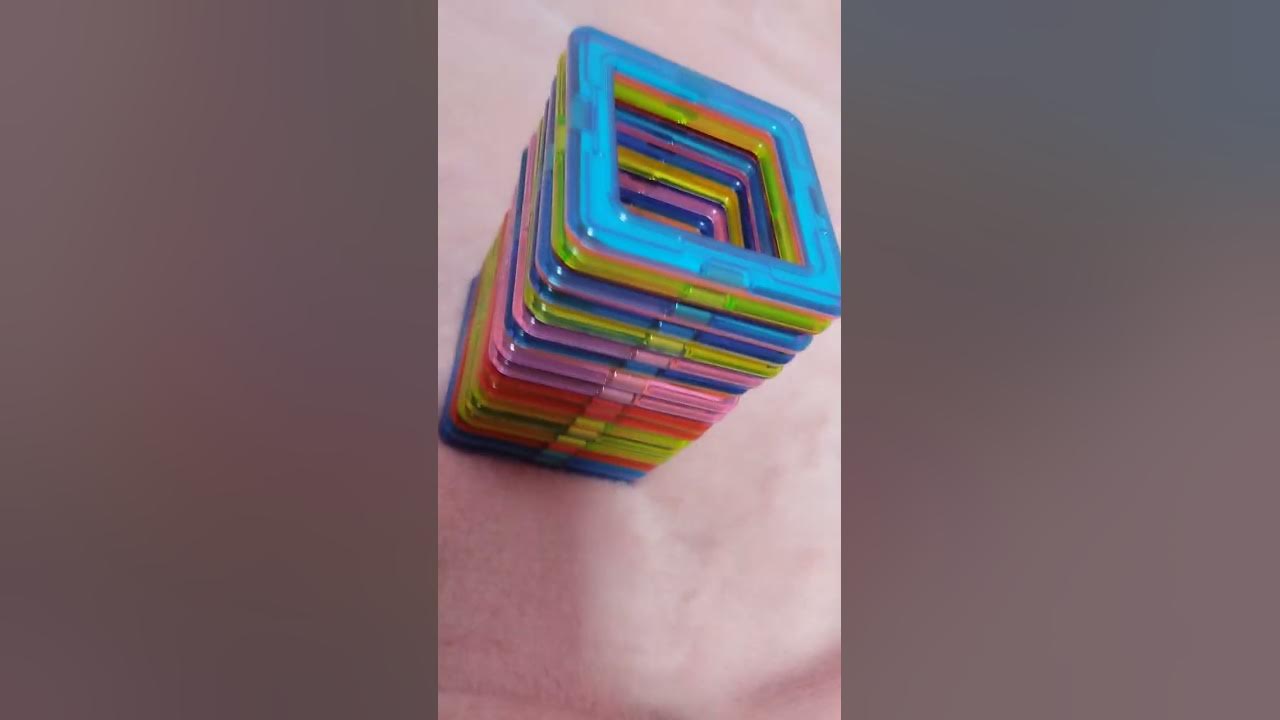 Делаем из магнитного конструктора ракету - YouTube