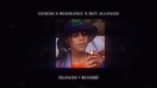 genesis x resonance x not allowed (slowed + reverb) Resimi