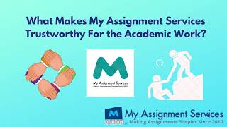What Makes My Assignment Services Trustworthy | Student Reviews Profile
