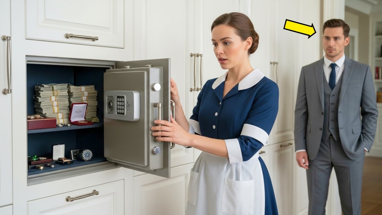 Miliarder zostawił sejf otwarty, żeby przetestować swoją pokojówkę — jej kolejny ruch go oszołomił