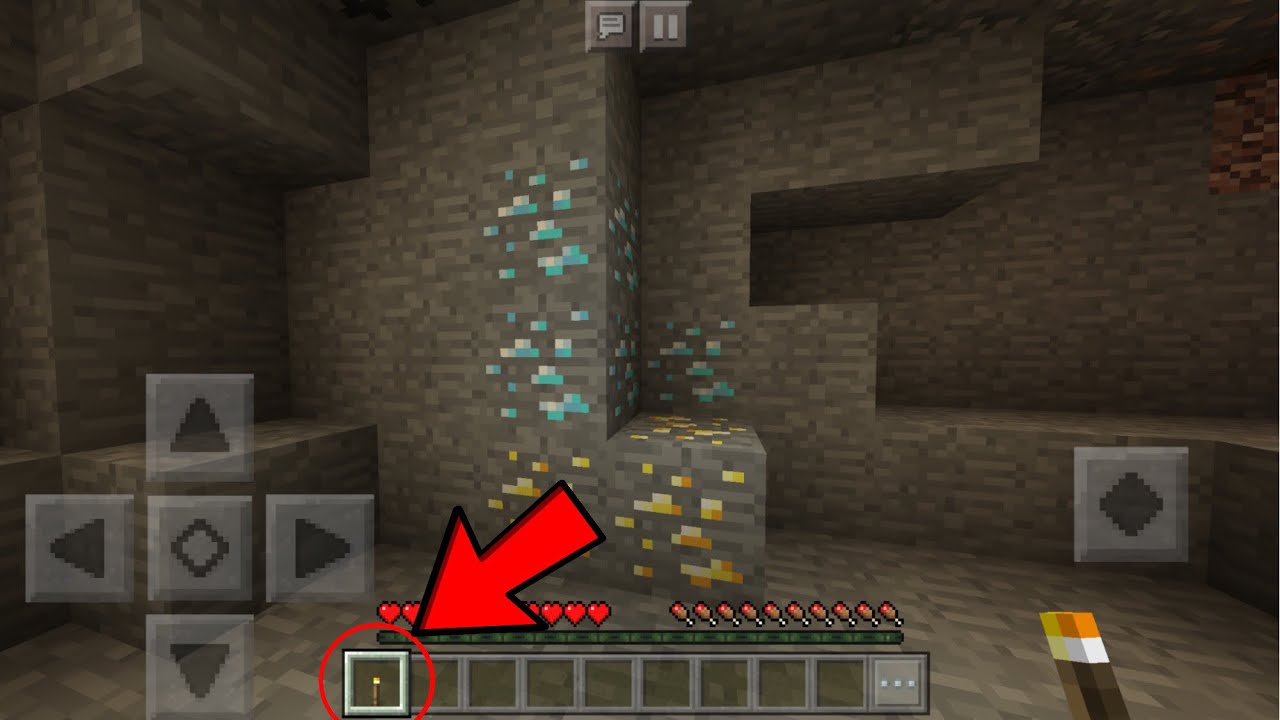 mcpe 1 2 10 realistic torch lighting in your hand dynamic