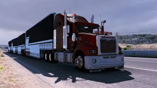 Mack Superliner -Mega Taut  Trailer Custom | Ats v 1.45