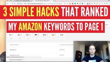 The ULTIMATE Guide To Get Your Amazon Keywords To Page 1 WITH AMAZON FBA 3 SIMPLE HACKS