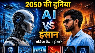 "2050 की दुनिया कैसी होगी?" या "AI बनाम इंसान 2050" 