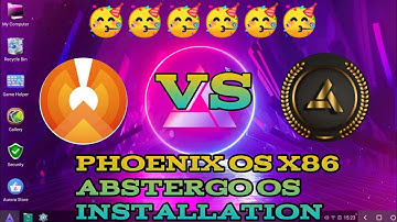 Phoenix OS 86 Abstergo OS Very Easy Installation@Abstergoos1