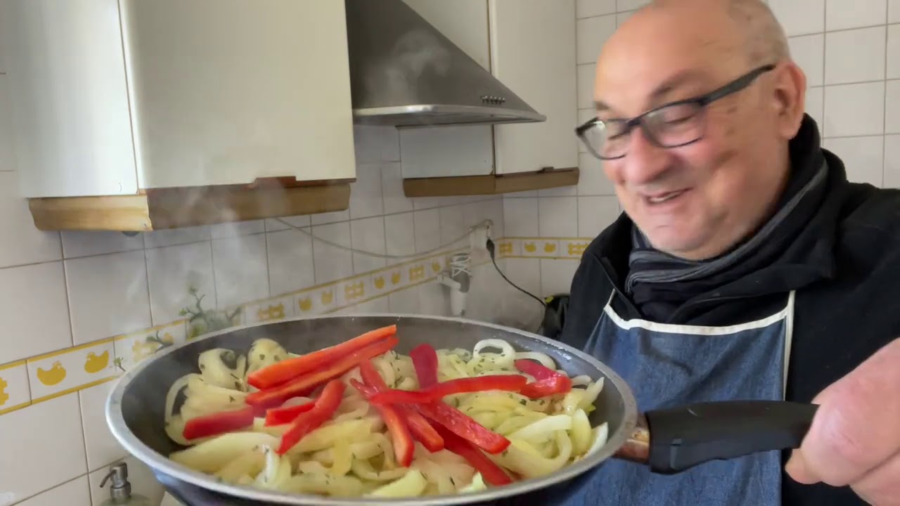 Bacalhau de cebolada no forno