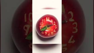 Apple Clock Stop Motion ⏰ 🍎 @3dmedicaltv  #3danimation