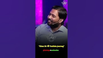 @khangsresearchcentre1685 (Khan Sir) की YouTube Journey। #shorts