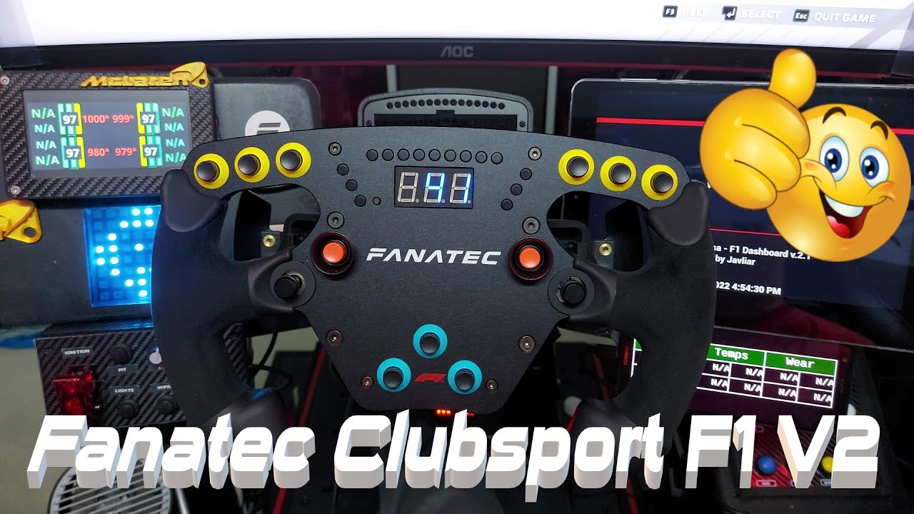 FANATEC CLUBSPORT F1 V2 WHEEL REVIEW