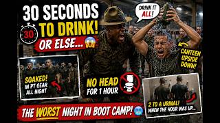 he WORST Night in Marine Corps Boot Camp 😂 | Forced Water Challenge