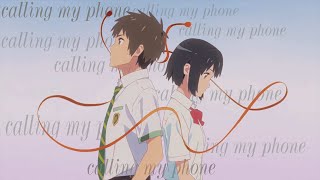 lil tjay - calling my phone // kimi no na wa [ your name ] AMV  [4k]