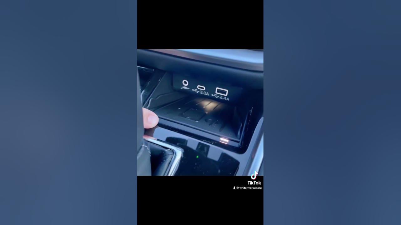 2023 Subaru Outback Wireless charger! YouTube