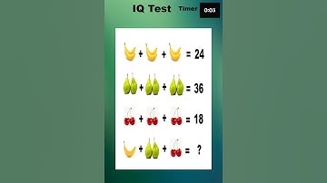 IQ Test. Can you calculate the answer #Shorts #YoutubeShorts #Short video