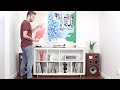 DIY Media / Record Console | Ikea Hack | Kallax Bookcase