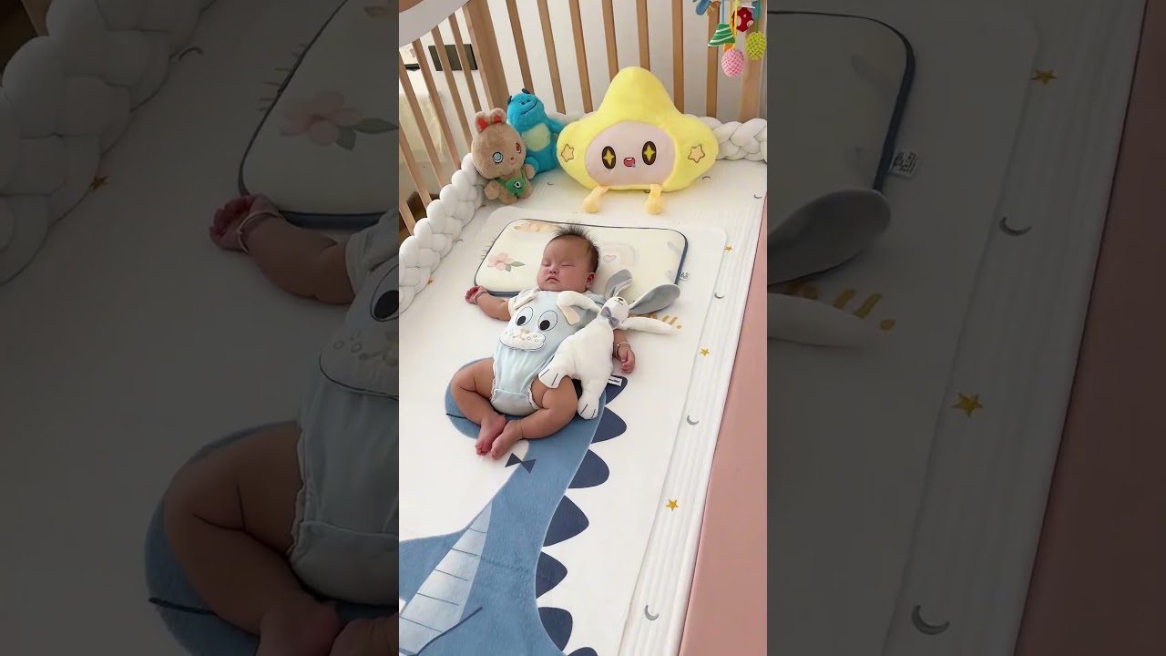 The baby frequently wakes up at night and cries because he lacks a sense of security.