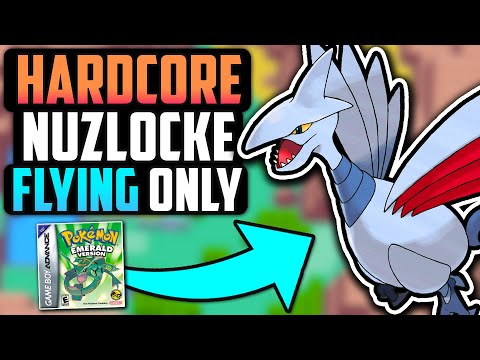 CAN I BEAT A POKÉMON EMERALD HARDCORE NUZLOCKE WITH ONLY FLYING TYPES Pokémon Challenge 
