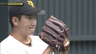菅野智之がブルペン投球～原監督が見つめる中、今年は３年連続沢村賞へ！