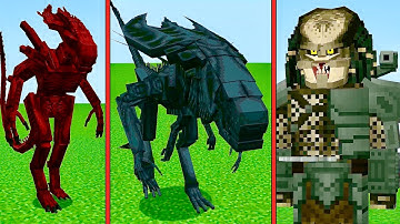 NEW ALIEN MOD in Minecraft