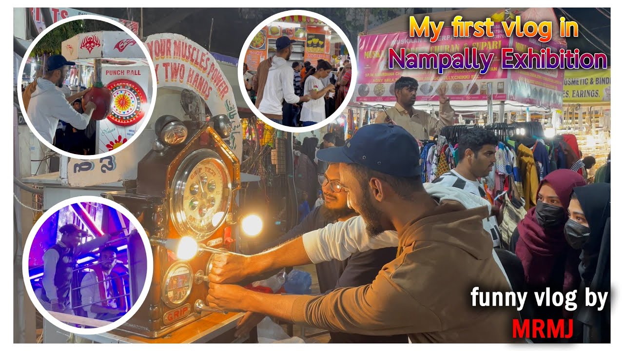 MY FIRST VLOG AT NAMPALLY EXHIBITION  BY 