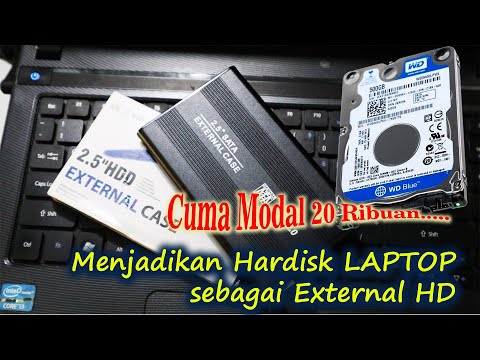 Mencopot Hardisk Laptop menjadikan Penyimpanan Portable USB