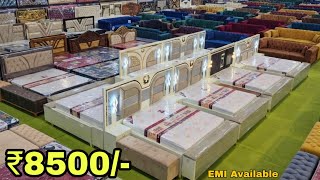 CHEAPEST FURNITURE MARKET DELHI🔥, Double Bed 6,000, 5-seater sofa 6,500, Almirah 2,200, Furniture...