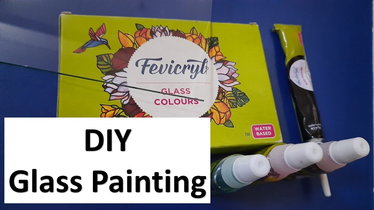 DIY Glass Painting How to Paint on glass YouTube