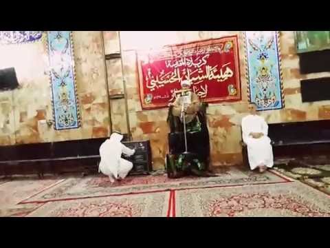 مجلس قراءة في كربلاء من نشاطات قافلة البتول بالعوامية الشيخ أبوعلي العوامي