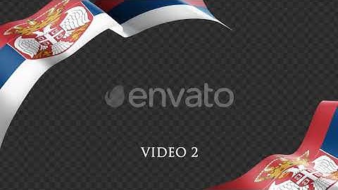 Long Flag Serbia | Motion Graphics - Envato elements