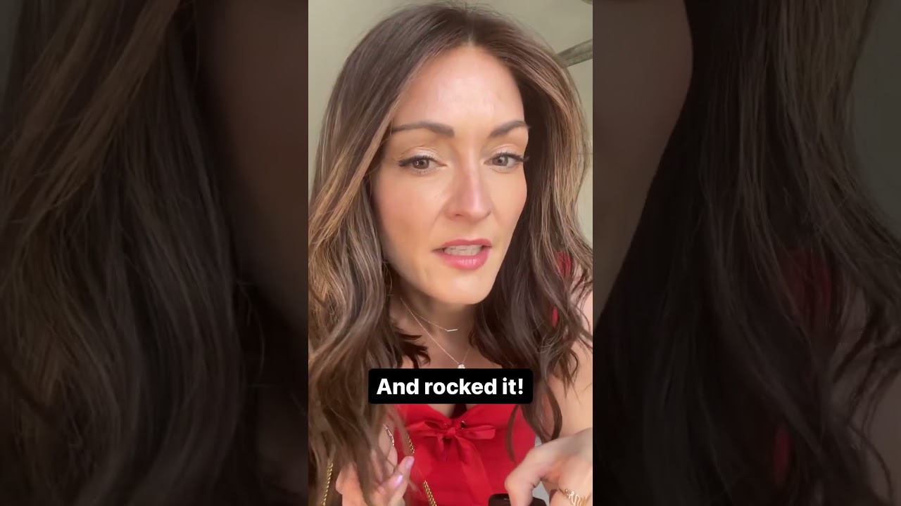 After wearing a wig in public!