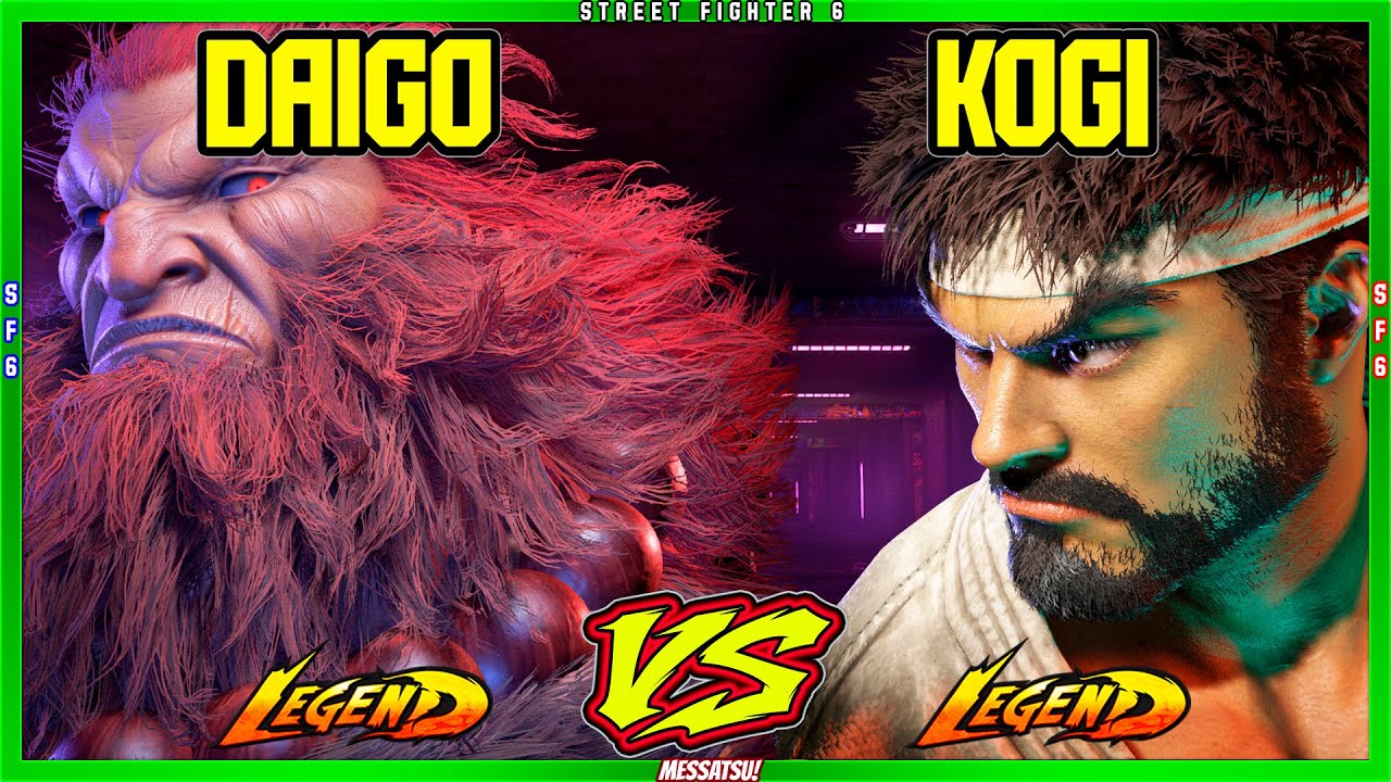 SF6 Daigo (Akuma) VS Kogi (Ryu)💥Messatsu!💥スト6💥Street fighter 6