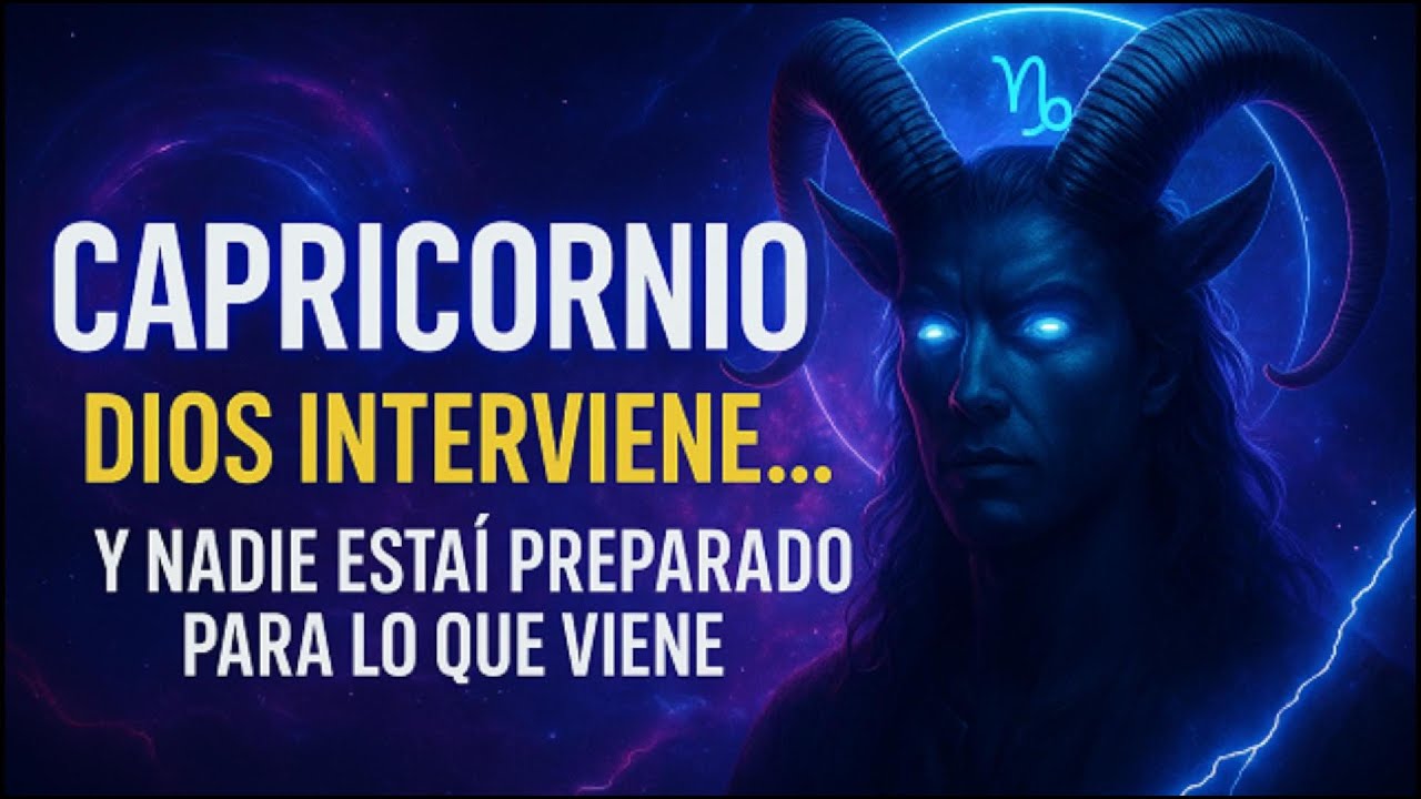 ♑ CAPRICORNIO — LO QUE VIENE PARA TI… NO LE SUCEDIÓ A NADIE MÁS ⚠️ DIOS ...