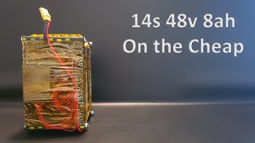DIY 48v 14s 8ah Battery Pack - On The Cheap