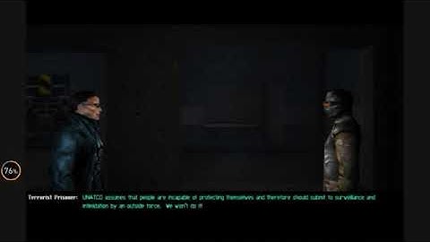 (DEUS EX) VIDEO GAMES GIVING HINTS TELLING YOU WHAT IS UP