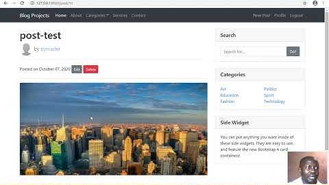creating a web app using django and bootstrap 15
