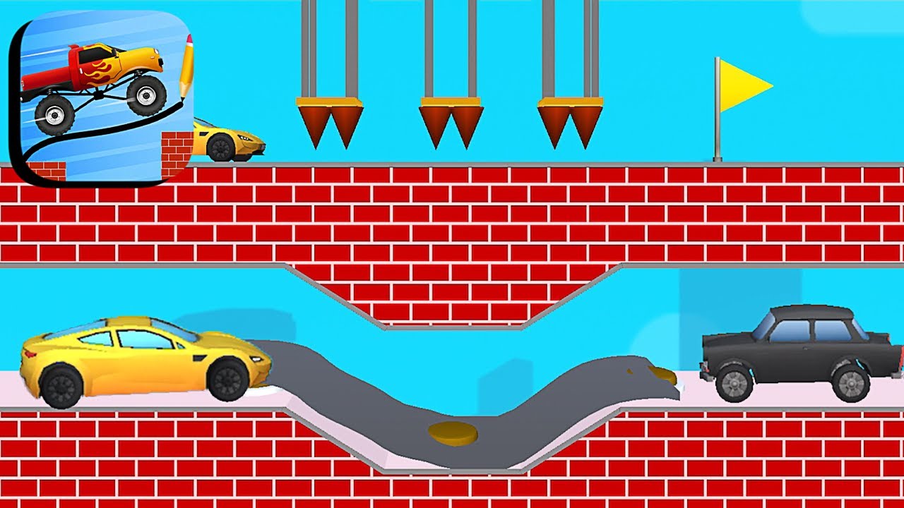 Draw the Bridge 3D ​- All Levels Gameplay Android,ios (Levels 181-190)