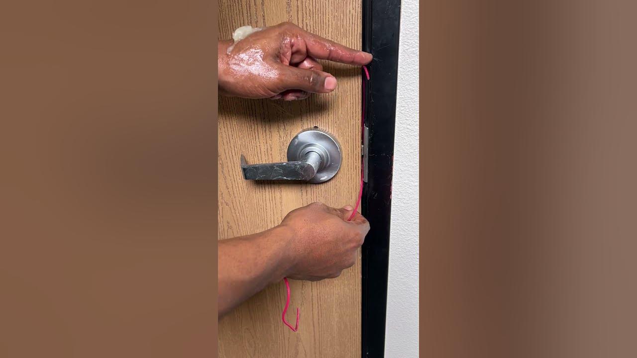 Husband shows how to open a jammed door shorts YouTube