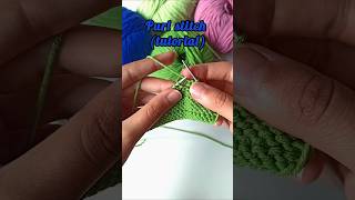 Purl stitch (tutorial) | Knitting for beginners #knitting #knittingpattern #knittingtutorial #knit