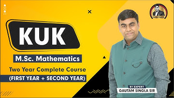 KUK M.Sc. Mathematics Distance Education Complete Details | KUK M.Sc. Mathematics Syllabus | KUK MSc