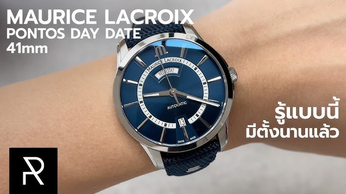 Maurice Lacroix Pontos Automatic Day Date Bronze PT6358-BRZ01-63E-3 -  YouTube