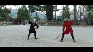 Medieval Spear Fighting Skirmishes - Fossanova, Italy