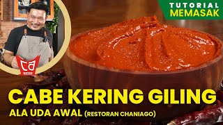 Resep Cabe Kering Giling Cara Menggiling Cabe Kering - UDA AWAL