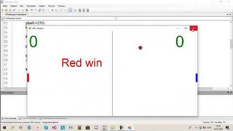 Обновил игру Тенннис для двоих на языке PascalABC Net