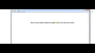 Check Google Cache Website
