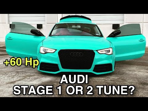 Audi HORSEPOWER (Stage 1/2 OR 3 Tune) Which should I choose, Which One
