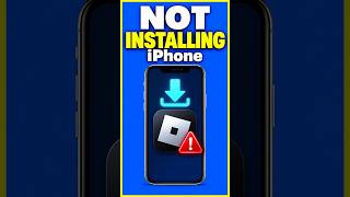 How To Fix Roblox Not Installing On iPhone Quick Guide #Roblox #iPhone #RobloxNotInstalling #Shorts