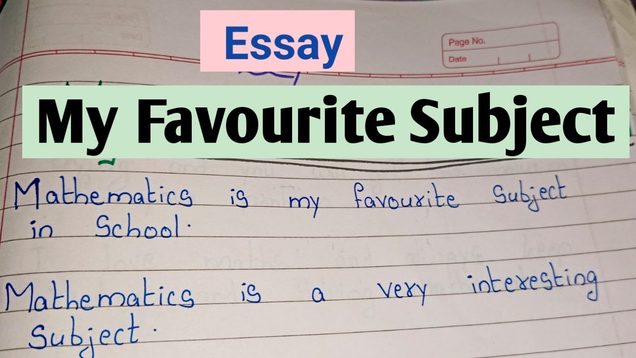 my favourite subject maths essay 200 words