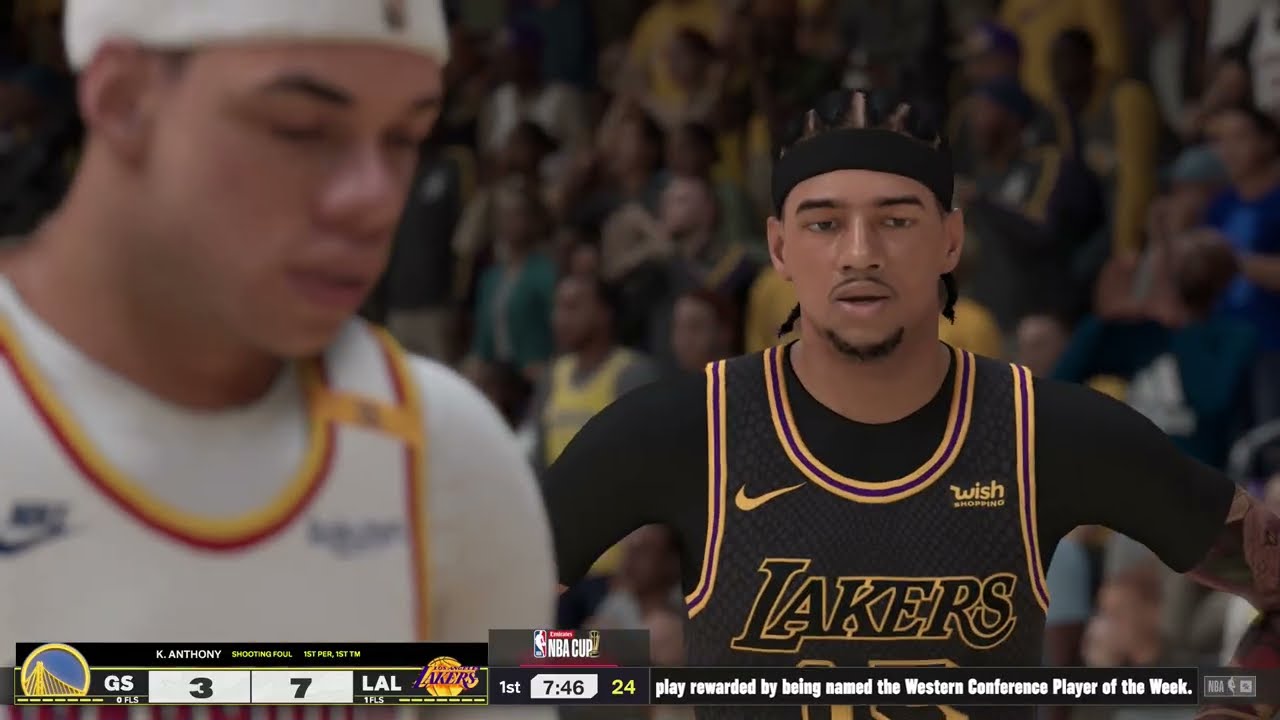 NBA 2k25 Ps5 LAkers V.s. Warriors: Advance