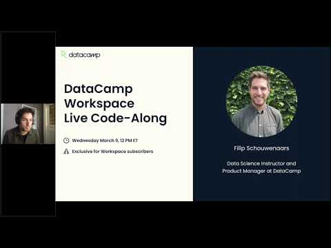DataCamp Workspace Live Code-Along